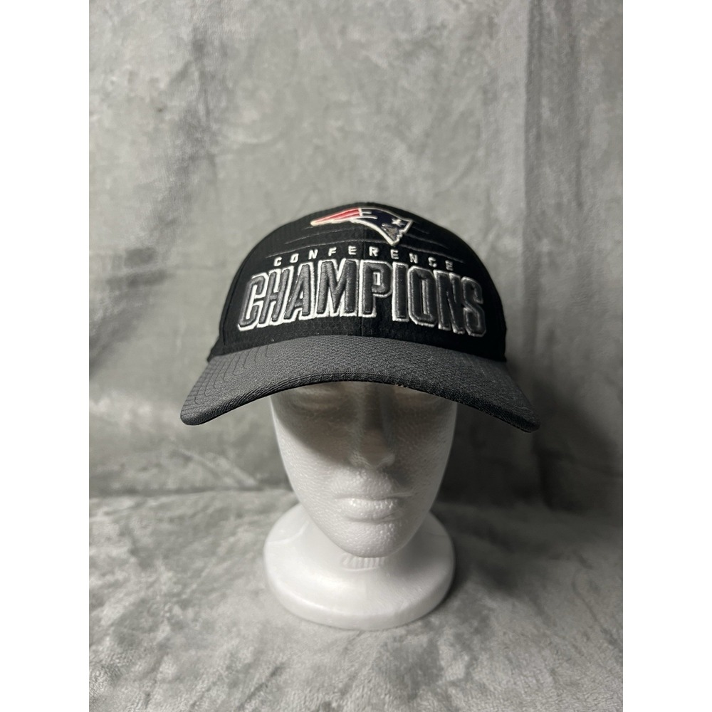 New Era New England Patriots Conference Champions 9FORTY‎ Snapback Hat Black NFL